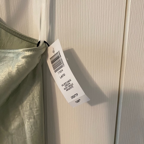 Aritzia Babaton Lato Sage green Dress. NWT. Sz. XXS - Picture 4 of 5